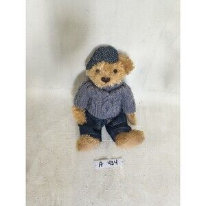 Plush Teddy Bear With Jeans A Sweater And A Ball Cap by Rich Brand